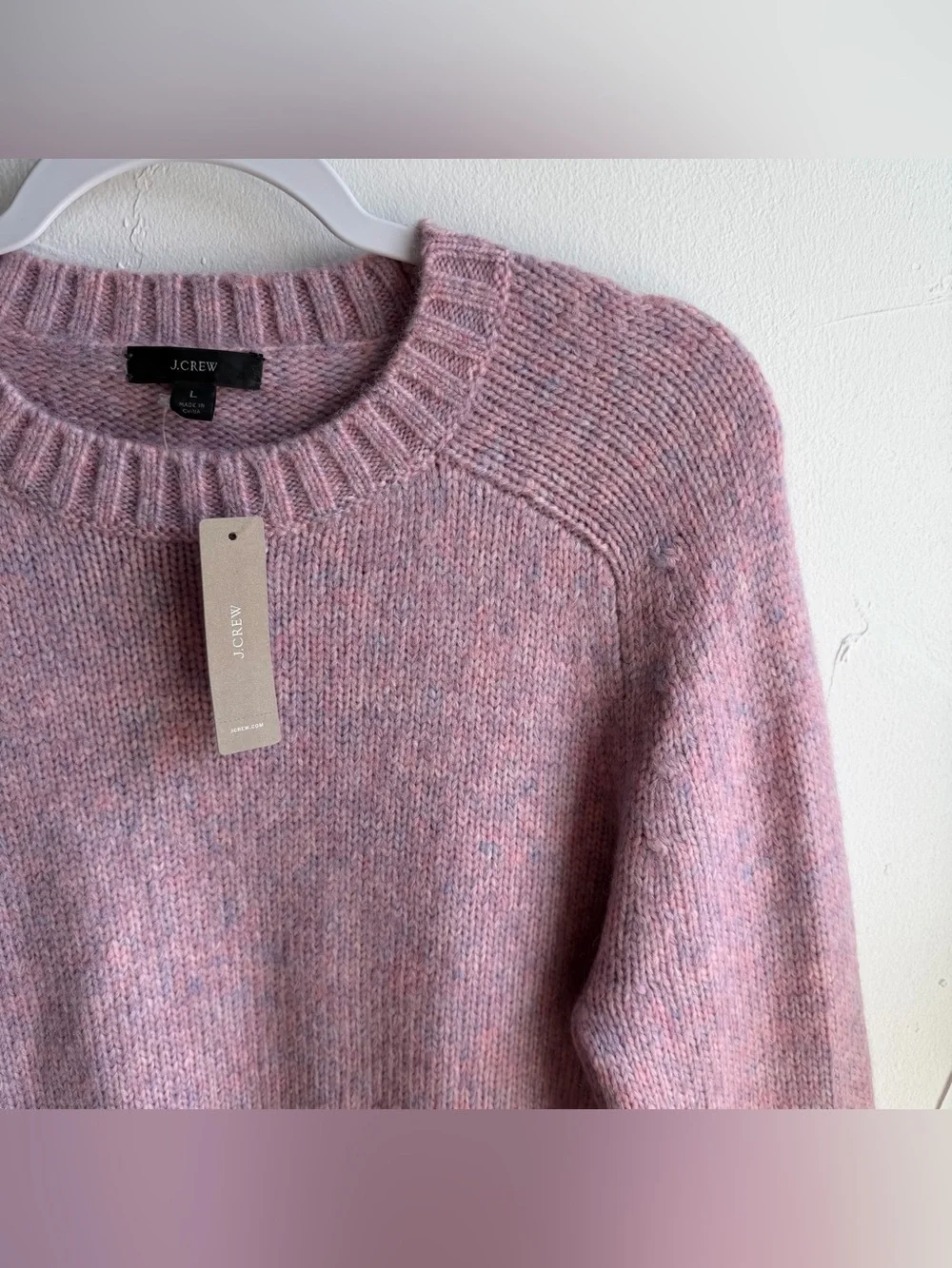 NWT JCrew Alpaca-blend crewneck sweater Size Large